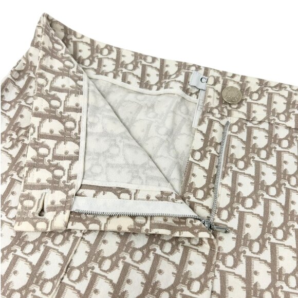 Christian Dior Vintage 2005 Trotter Monogram Pants Bottoms #36 Brown [105699] - Picture 10 of 13